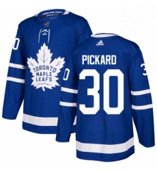 Youth Adidas Toronto Maple Leafs 30 Calvin Pickard Authentic Royal Blue Home NHL Jersey 