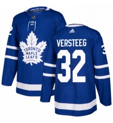 Youth Adidas Toronto Maple Leafs 32 Kris Versteeg Authentic Royal Blue Home NHL Jersey 