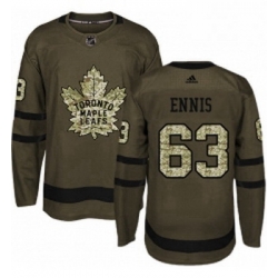 Youth Adidas Toronto Maple Leafs 63 Tyler Ennis Authentic Green Salute to Service NHL Jersey 