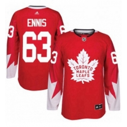 Youth Adidas Toronto Maple Leafs 63 Tyler Ennis Authentic Red Alternate NHL Jersey 