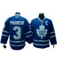 Youth KIDS Toronto Maple Leafs #3 Phaneuf blue C patch