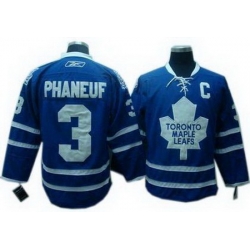 Youth KIDS Toronto Maple Leafs #3 Phaneuf blue C patch