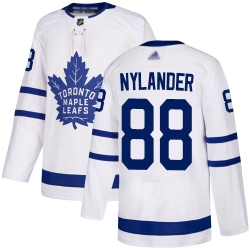 Youth Maple Leafs 88 William Nylander White Road Authentic Stitched Hockey Jersey