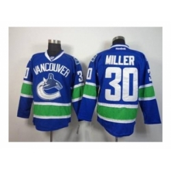 NHL Jerseys Vancouver Canucks #30 Miller Blue