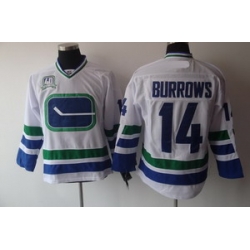 Vancouver Canucks 14 Alexandre Burrows White 3rd 40th