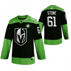 Men Vegas Golden Knights 61 Mark Stone Green 2020 Adidas Jersey