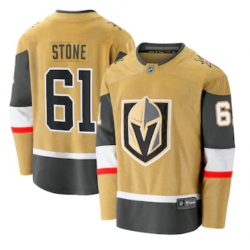 Men Vegas Golden Knights Mark Stone Fanatics Branded Gold 2020 21 Alternate Premier Breakaway Player Jersey