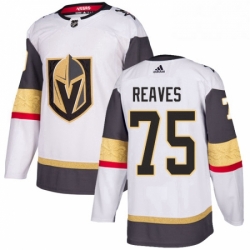 Mens Adidas Vegas Golden Knights 75 Ryan Reaves Authentic White Away NHL Jersey