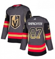 Mens Adidas Vegas Golden Knights 87 Vadim Shipachyov Authentic Black Drift Fashion NHL Jersey 