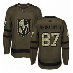 Mens Adidas Vegas Golden Knights 87 Vadim Shipachyov Authentic Green Salute to Service NHL Jersey 