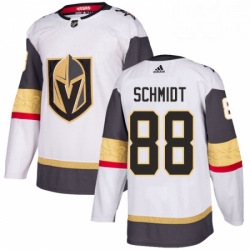 Mens Adidas Vegas Golden Knights 88 Nate Schmidt Authentic White Away NHL Jersey 