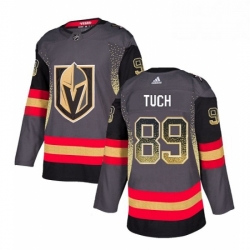 Mens Adidas Vegas Golden Knights 89 Alex Tuch Authentic Black Drift Fashion NHL Jersey 