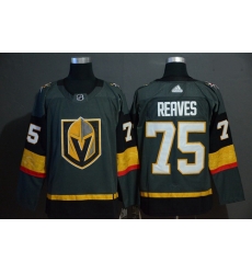 Vegas Golden Knights 75 Ryan Reaves Gray With Special Glittery Logo Adidas Jersey