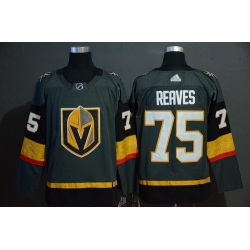 Vegas Golden Knights 75 Ryan Reaves Gray With Special Glittery Logo Adidas Jersey