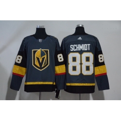 Vegas Golden Knights 88 Nate Schmidt Gray With Special Glittery Logo Adidas Jersey