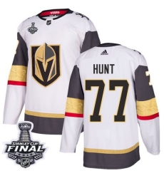 womens brad hunt vegas golden knights jersey white adidas 77 nhl away 2018 stanley cup final authentic