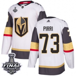 womens brandon pirri vegas golden knights jersey white adidas 73 nhl away 2018 stanley cup final authentic