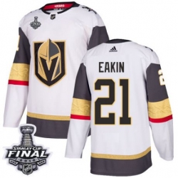 womens cody eakin vegas golden knights jersey white adidas 21 nhl away 2018 stanley cup final authentic