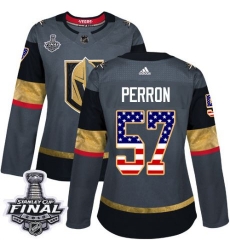 womens david perron vegas golden knights jersey gray adidas 57 nhl 2018 stanley cup final authentic usa flag fashion