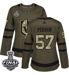 womens david perron vegas golden knights jersey green adidas 57 nhl 2018 stanley cup final authentic salute to service