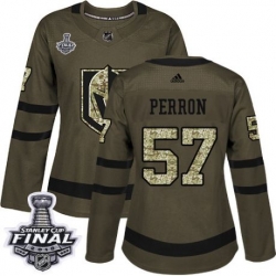 womens david perron vegas golden knights jersey green adidas 57 nhl 2018 stanley cup final authentic salute to service