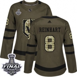 womens griffin reinhart vegas golden knights jersey green adidas 8 nhl 2018 stanley cup final authentic salute to service