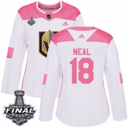womens james neal vegas golden knights jersey white pink adidas 18 nhl 2018 stanley cup final authentic fashion