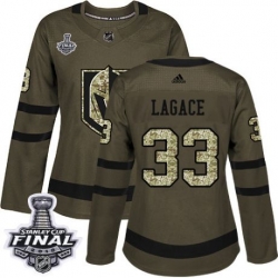 womens maxime lagace vegas golden knights jersey green adidas 33 nhl 2018 stanley cup final authentic salute to service