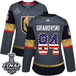 womens mikhail grabovski vegas golden knights jersey gray adidas 84 nhl 2018 stanley cup final authentic usa flag fashion