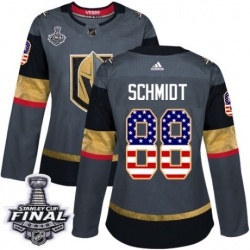 womens nate schmidt vegas golden knights jersey gray adidas 88 nhl 2018 stanley cup final authentic usa flag fashion