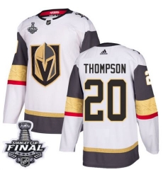 womens paul thompson vegas golden knights jersey white adidas 20 nhl away 2018 stanley cup final authentic