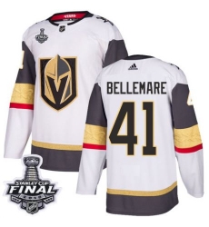 womens pierre edouard bellemare vegas golden knights jersey white adidas 41 nhl away 2018 stanley cup final authentic