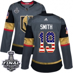 womens reilly smith vegas golden knights jersey gray adidas 19 nhl 2018 stanley cup final authentic usa flag fashion
