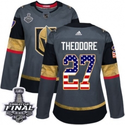 womens shea theodore vegas golden knights jersey gray adidas 27 nhl 2018 stanley cup final authentic usa flag fashion