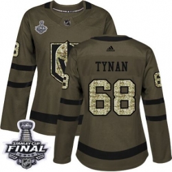 womens tj tynan vegas golden knights jersey green adidas 68 nhl 2018 stanley cup final authentic salute to service