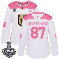 womens vadim shipachyov vegas golden knights jersey white pink adidas 87 nhl 2018 stanley cup final authentic fashion