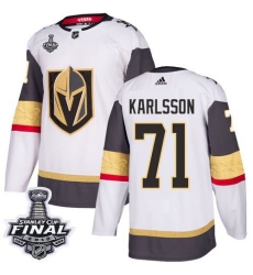 womens william karlsson vegas golden knights jersey white adidas 71 nhl away 2018 stanley cup final authentic