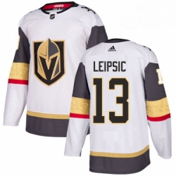 Youth Adidas Vegas Golden Knights 13 Brendan Leipsic Authentic White Away NHL Jersey 