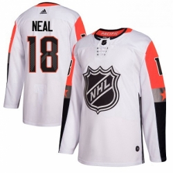 Youth Adidas Vegas Golden Knights 18 James Neal Authentic White 2018 All Star Pacific Division NHL Jersey 
