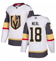 Youth Adidas Vegas Golden Knights 18 James Neal Authentic White Away NHL Jersey 