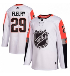 Youth Adidas Vegas Golden Knights 29 Marc Andre Fleury Authentic White 2018 All Star Pacific Division NHL Jersey 