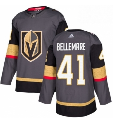 Youth Adidas Vegas Golden Knights 41 Pierre Edouard Bellemare Authentic Gray Home NHL Jersey 