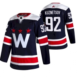 Men Washington Capitals 92 Evgeny Kuznetsov NEW Navy Blue Stitched NHL Jersey