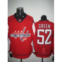 jerseys Washington Capitals 52 GREEN red Jerseys