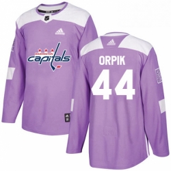 Youth Adidas Washington Capitals 44 Brooks Orpik Authentic Purple Fights Cancer Practice NHL Jersey 