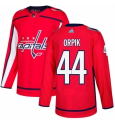 Youth Adidas Washington Capitals 44 Brooks Orpik Authentic Red Home NHL Jersey 