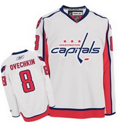 Youth kids RBK hockey jerseys,Washington Capitals 8# A.Ovechkin white