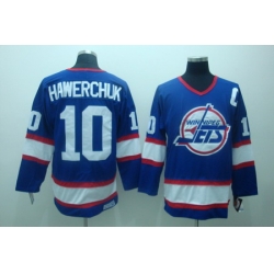 DALE HAWERCHUK 10 Winnipeg Jets blue jerseys CCM