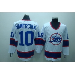 DALE HAWERCHUK 10 Winnipeg Jets white jerseys CCM
