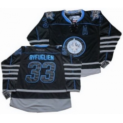 Winnipeg Jets 33 Dustin Byfuglien black ice jersey